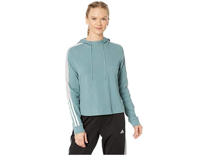 Adidas Id Pullover (raw Green) Women's Sweatshirt