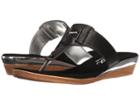 Onex Harriet (black/silver) Women's Sandals