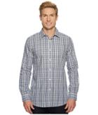 Perry Ellis Slim Multi-cross Check Shirt (daybreak) Men's Clothing