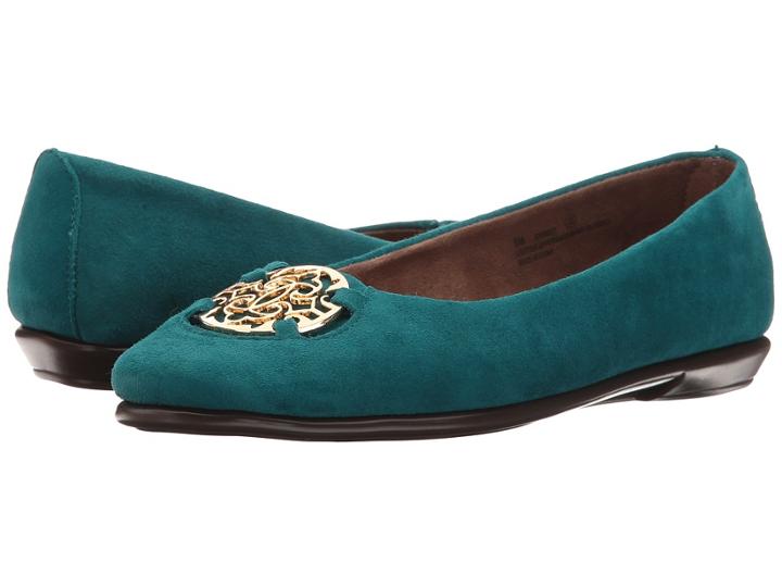 Aerosoles Exhibet (blue/green Suede) Women's  Shoes