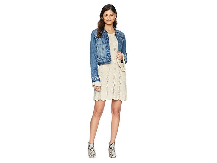 Jen's Pirate Booty Palm Grove Mini Dress (golden Knit) Women's Dress