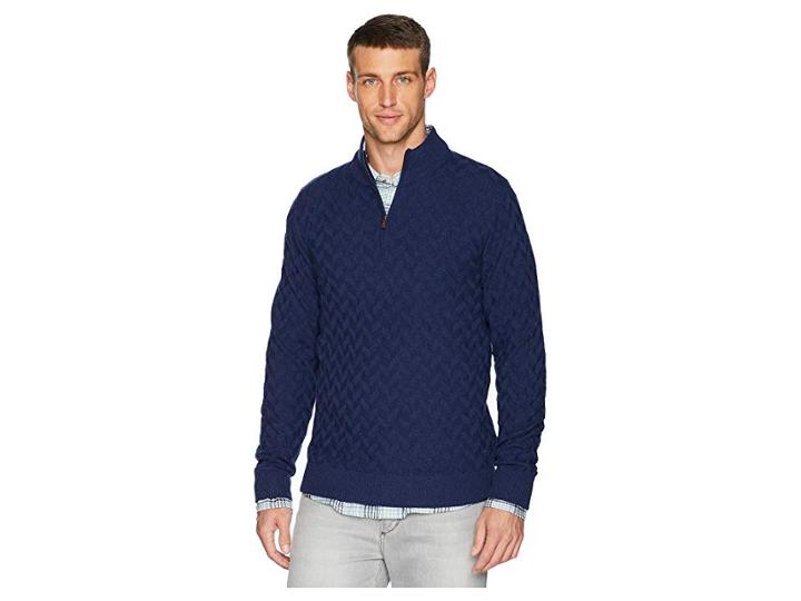 Robert Graham Rowley Sweater (navy) Men's Sweater