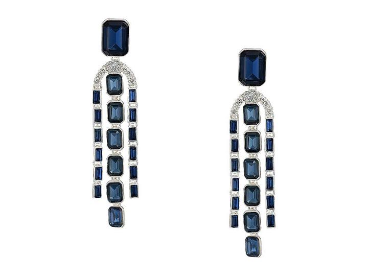 Lauren Ralph Lauren Stone Chandelier Earrings (blue) Earring