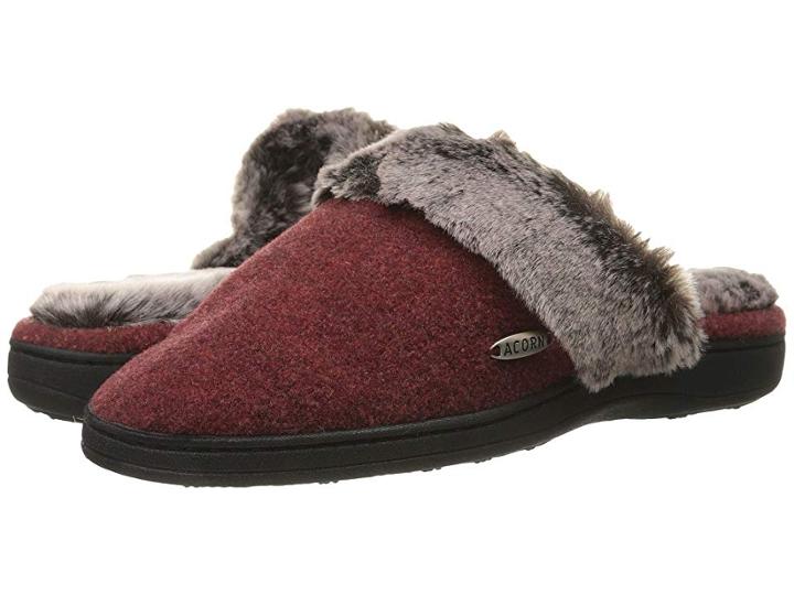 Acorn Chinchilla Scuff (crackleberry) Women's Slippers