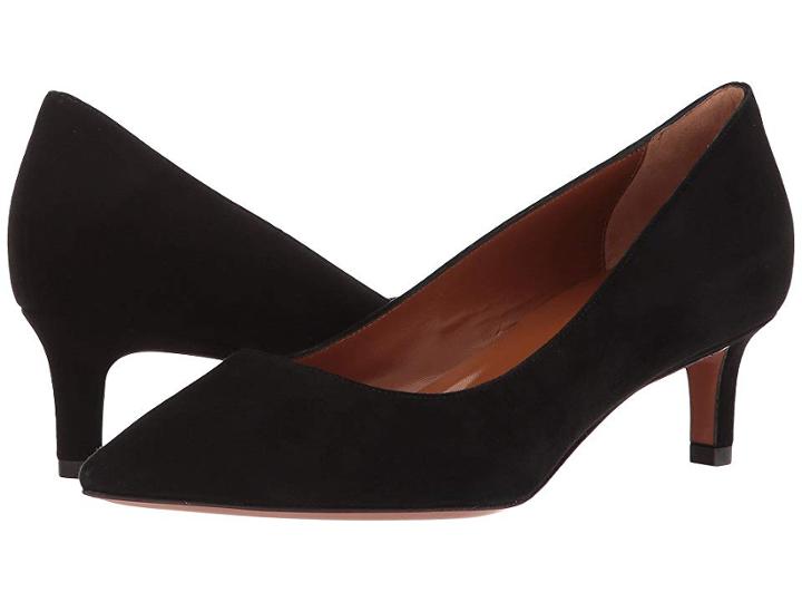Aquatalia Marion (black Dress Suede) Women's 1-2 Inch Heel Shoes