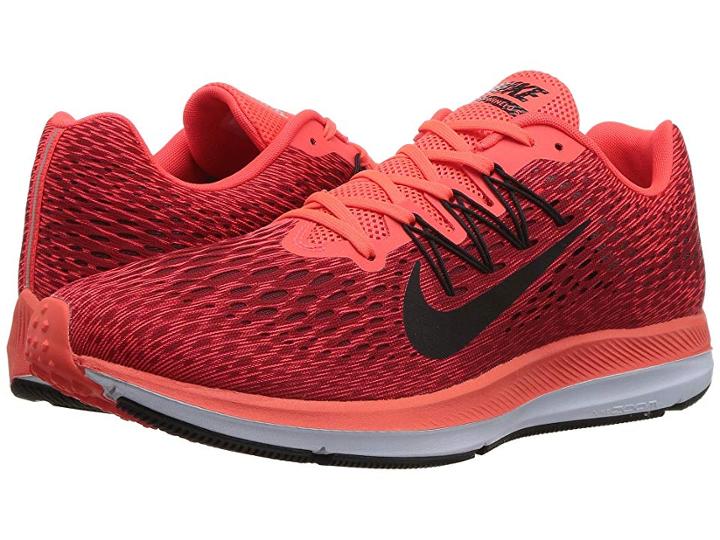 Nike Air Zoom Winflo 5 (bright Crimson/oil Grey/gym Red/team Red) Men's Running Shoes
