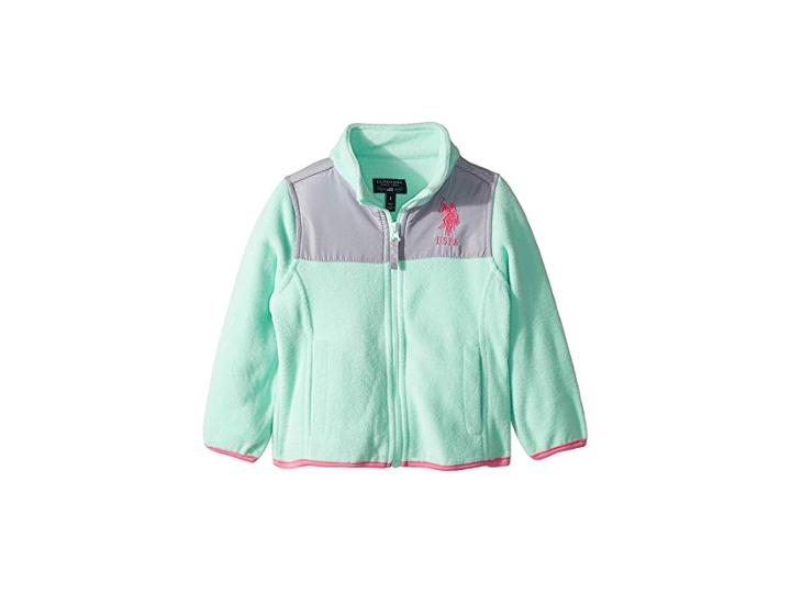 U.s. Polo Assn. Kids Polar Fleece (little Kids) (mint) Girl's Coat