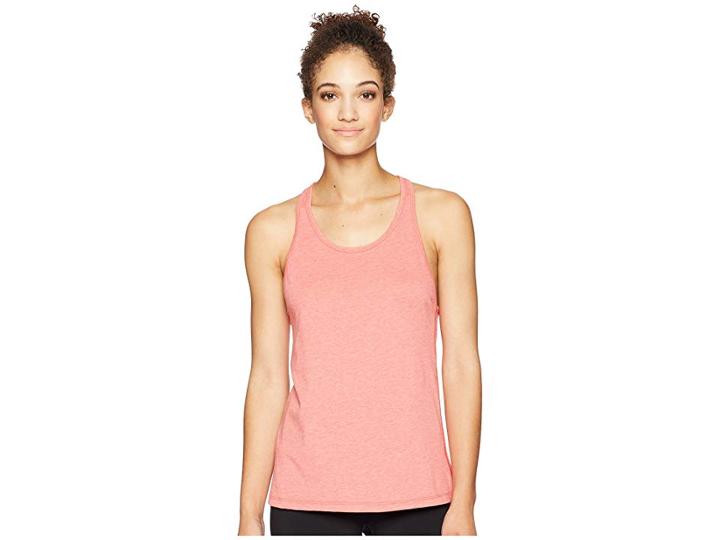 New Balance Heather Tech Tank Top (flame Heather) Women's Sleeveless