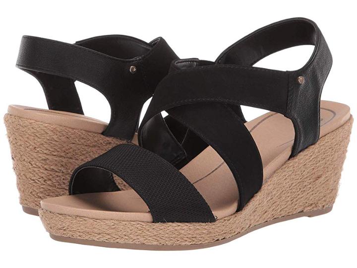 Dr. Scholl's Emerge (black Tumbled) Women's Sandals