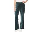 Juicy Couture Velour Royal Crest Del Rey Pants (dark Ivy) Women's Casual Pants