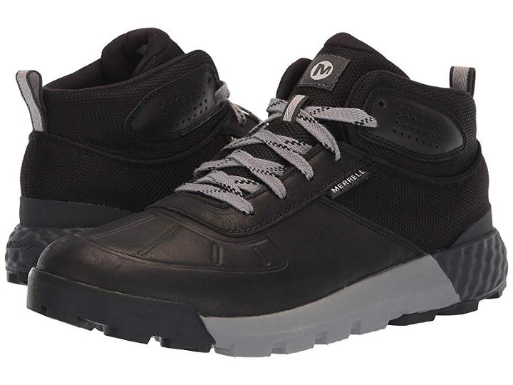 Merrell Convoy Mid Ac+ (black) Men's Lace Up Casual Shoes