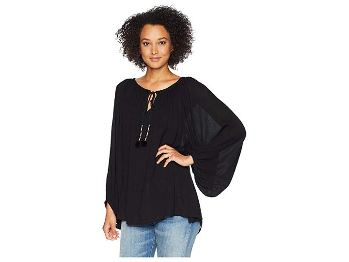 Catherine Catherine Malandrino Sufi Blouse (black) Women's Dress