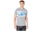 American Fighter Rutledge Short Sleeve Panel Tee (graphite/light Grey/white) Men's T Shirt
