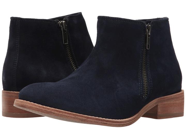 Johnston & Murphy Shelby (navy Kid Suede) Women's  Shoes