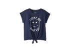 Lucky Brand Kids Diana Tee (big Kids) (black Iris) Girl's T Shirt
