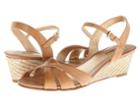 Trotters Mickey (tan Soft Dull Leather) Women's Wedge Shoes