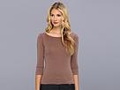 Three Dots - 3/4 Sleeve British Tee (oyster Taupe)