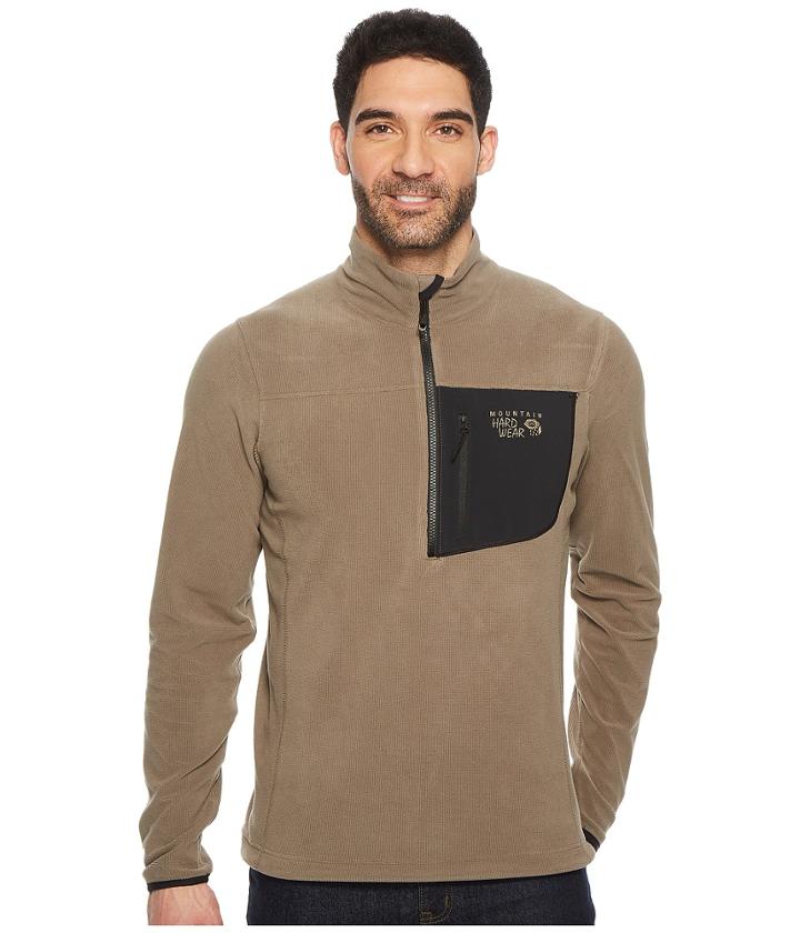 Mountain Hardwear Streckertm Lite Quarter-zip (darklands) Men's Long Sleeve Pullover