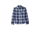 Billabong Kids Freemont Flannel Shirt (big Kids) (navy) Boy's Long Sleeve Button Up