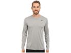 Nike Legend 2.0 Long Sleeve Tee (dark Grey Heather/black/black) Men's T Shirt