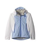 The North Face Kids Allproof Stretch Jacket (little Kids/big Kids) (tnf White/collar Blue/dazzling Blue) Girl's Coat