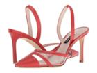 Nine West Exemplify (clear/red Synthetic) Women's Shoes
