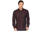 Robert Graham Modern Americana Mcdermott Sports Shirt (bordeaux) Men's Clothing