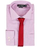 Lauren Ralph Lauren Non Iron Twill Classic Warren Pocket Shirt (pink/white Multi) Men's Long Sleeve Button Up