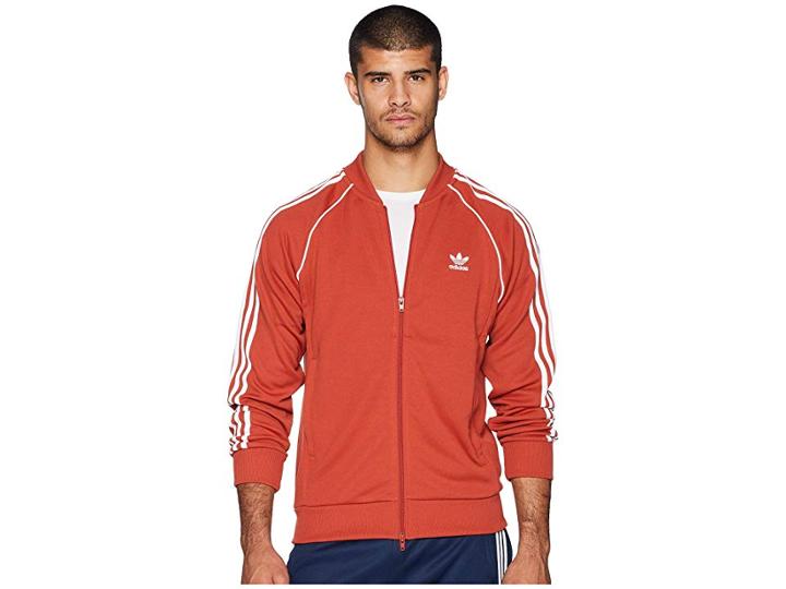 Adidas Originals Sst Track Top (shift Orange) Men's Sweatshirt