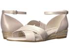 Anne Klein Nanetta (off-white Leather) Women's Wedge Shoes