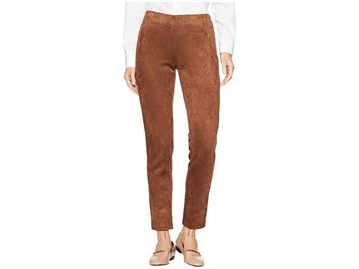 Chaps Faux Suede Skinny Pants (mocha Suede) Women's Casual Pants