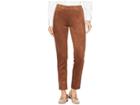 Chaps Faux Suede Skinny Pants (mocha Suede) Women's Casual Pants
