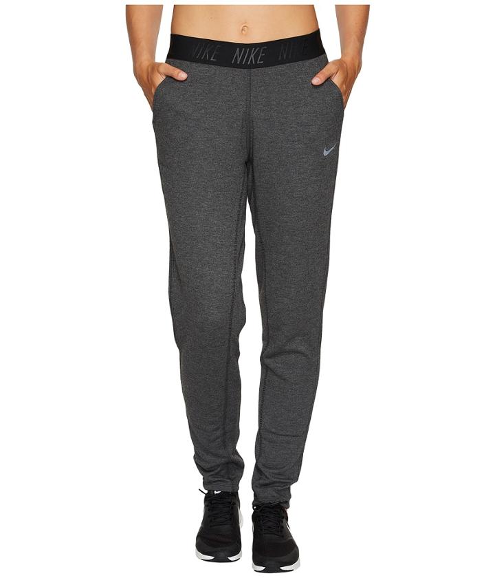 Nike Dry Training Pant (black Heather/cool Grey) Women's Casual Pants