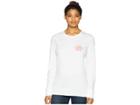 The North Face Long Sleeve Coastin' Outdoors Crew Tee (tnf White) Women's Long Sleeve Pullover
