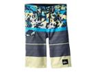 Quiksilver Kids Slab Island Boardshorts (toddler/little Kids) (cyan Blue) Boy's Swimwear