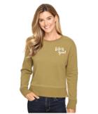 Life Is Good Life Is Good(r) Painted Go-to Crew (woodland Green) Women's Long Sleeve Pullover