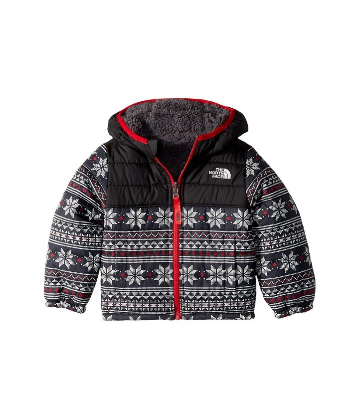 The North Face Kids Reversible Mount Chimborazo Hoodie (toddler) (tnf White Holiday Fair Isle Print (prior Season)) Boy's Sweatshirt