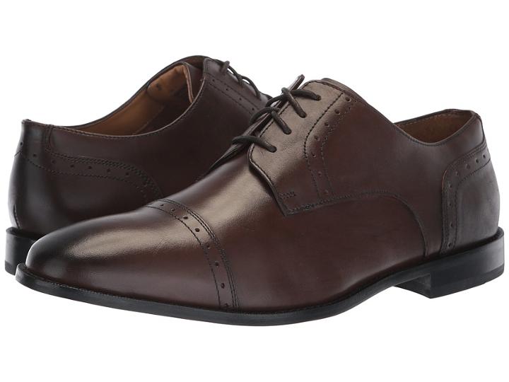 Florsheim Saluzzo Cap Toe Oxford (dark Brown) Men's Shoes