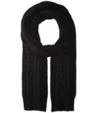 Polo Ralph Lauren Cashmere Classic Cable Scarf (black) Scarves