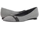 Lauren Ralph Lauren Aminah Ii (black/cream/black/glen Plaid/burnished Calf) Women's  Shoes