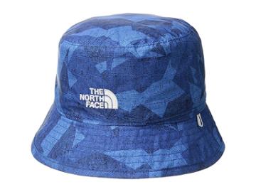 The North Face Kids Youth Sun Stash Hat (turkish Sea Mountain Geo Print/turkish Sea) Caps