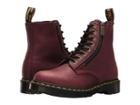 Dr. Martens Pascal W/ Zip (cherry Red Grizzly) Women's Boots