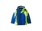 Spyder Kids Challenger Jacket (big Kids) (turkish Sea/bryte Yellow/polar) Boy's Coat