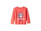 Life Is Good Kids Life Is Merry Good Crusher T-shirt Long Sleeve (toddler) (americana Red) Kid's T Shirt