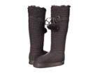 Muk Luks Slipper Boot W/ Poms (grey) Women's Pull-on Boots