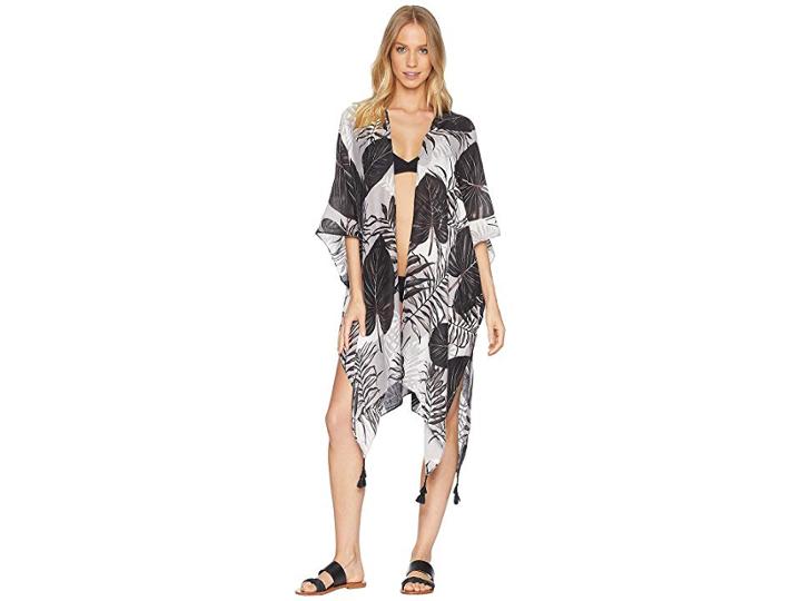 Michael Stars Palm Fronds Ruana (crescent) Women's Swimwear