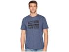 Toad&co Act Now Short Sleeve Tee (navy Heather) Men's T Shirt