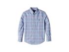 Polo Ralph Lauren Kids Plaid Cotton Poplin Shirt (little Kids/big Kids) (blue Multi) Boy's Clothing