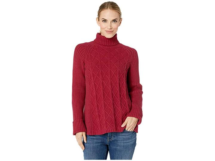 Royal Robbins Frost Turtleneck (rumba Red) Women's Sweater