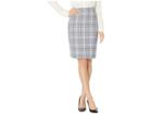 Tommy Hilfiger Lightweight Tweed Straight Skirt (bay Multi) Women's Skirt